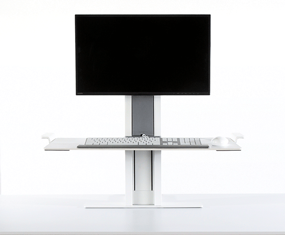 Elevate your workspace with Humanscale's QuickStand- a standing desk ...