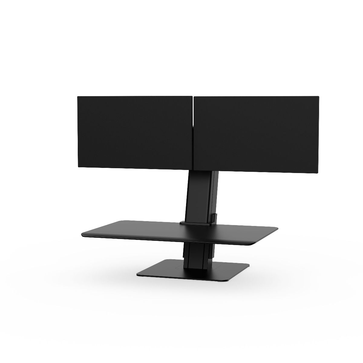 QuickStand Eco、デュアルモニター用、ブラック