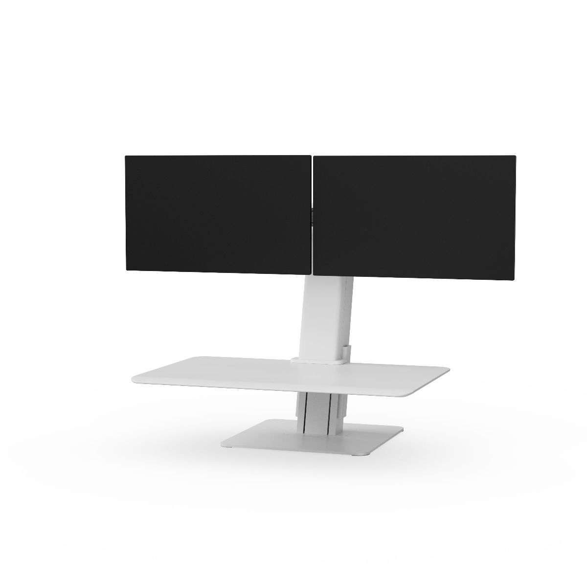 QuickStand Eco、デュアルモニター用、ホワイト